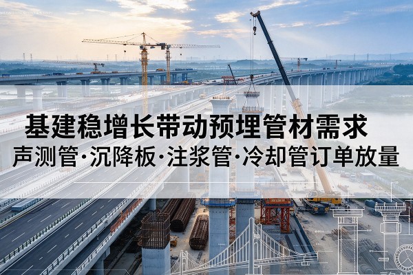 碌曲基建稳增长带动预埋监测管材需求，声测管、沉降板、注浆管订单持续放量