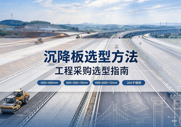 碌曲沉降板选择方法